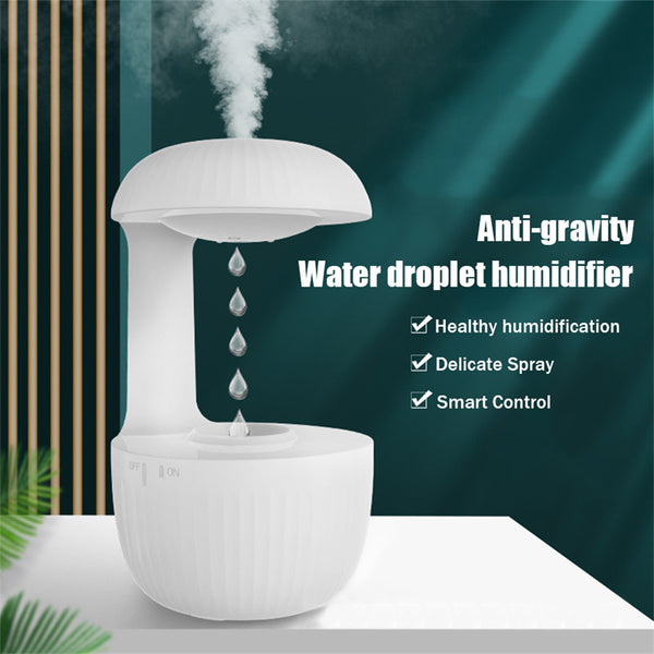 Anti-gravity Air Humidifier – Levitating Water Drops & Cool Mist