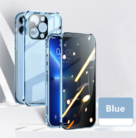 Magnetic Anti-Privacy iPhone11-15 Case – 360° Full Protection
